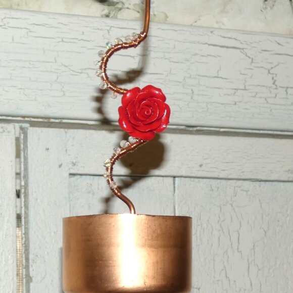 Copper Ant Moat for Oriole Feeder Hummingbird Feeder Yard Art Garden Decoration - Picture 8 of 8